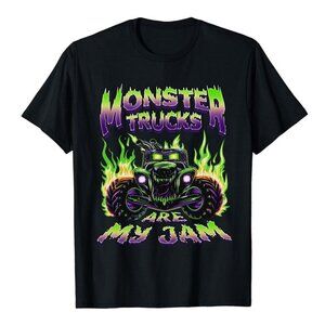 Amare Box Monster Trucks Are My Jam Shirt